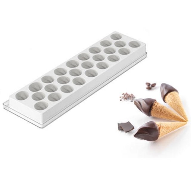 Obrázek produktu Forma silikon bílá: FIAMMA pr.30mm v.35mm 12,5ml 26ks Silikomart