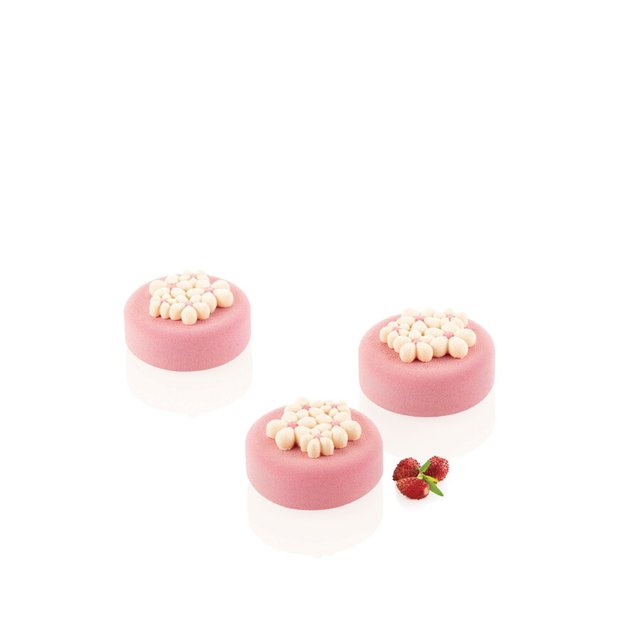 Obrázek produktu Forma silikon bílá: FLORA 7 pr.45mm v.7,2mm 19ml Silikomart