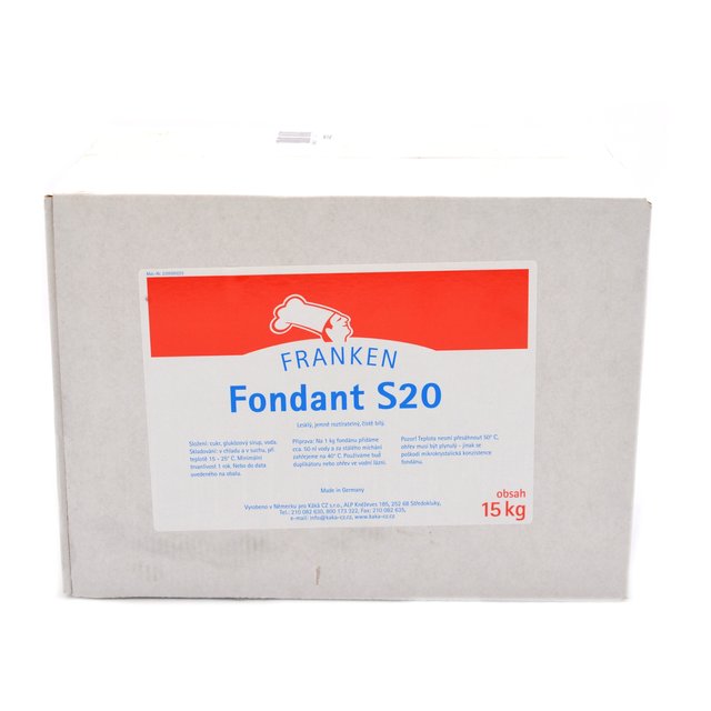 Obrázek produktu Fondánová poleva Franken 15 kg