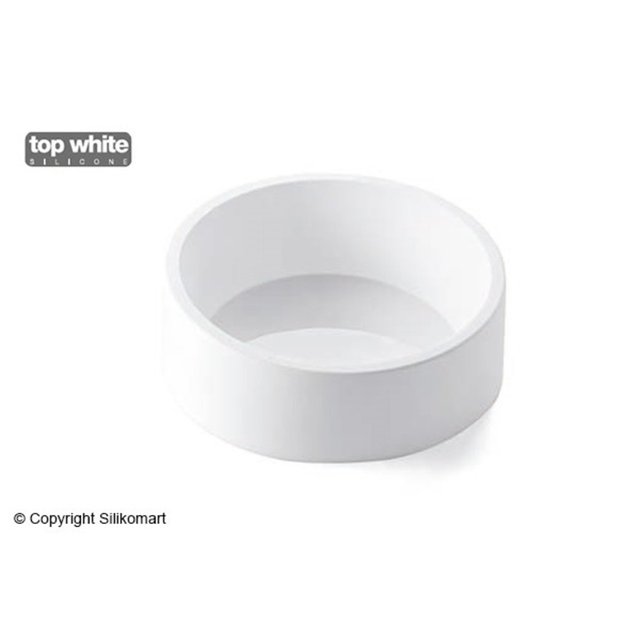 Obrázek produktu Forma silikon bílá: KULATÁ DORTOVÁ 1545ml  pr.19cm v.6,7cm