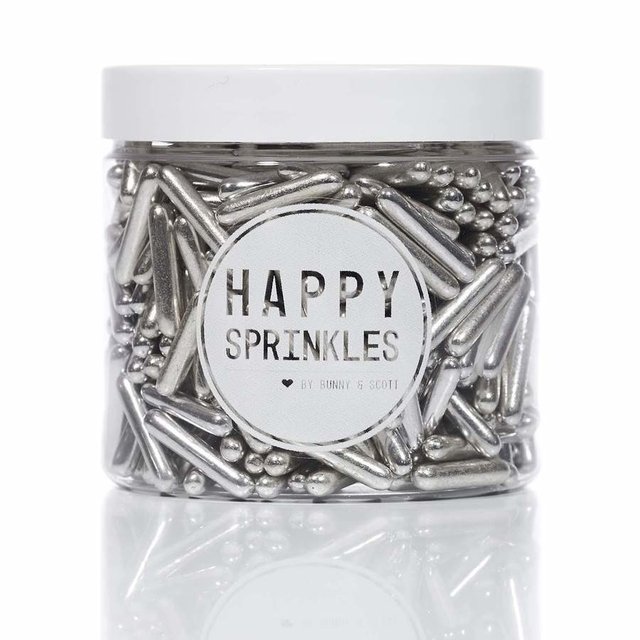 Obrázek produktu Dekorace cukrové SILVER RODS 90g Happy Sprinkles