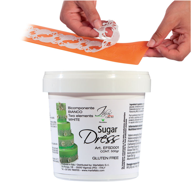 Obrázek produktu Hmota na krajky bílá 500g