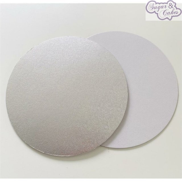 Obrázek produktu Podložka dortová oboustranná BÍLÁ/STŘÍBRNÁ 30cm