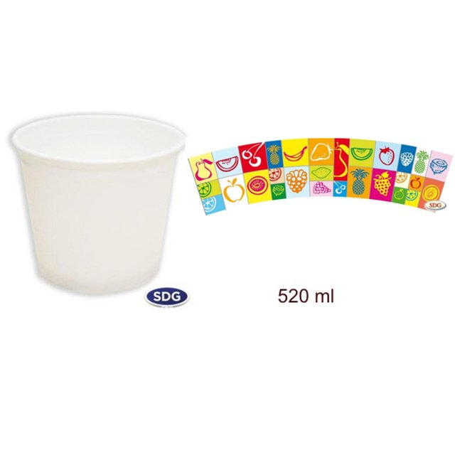 Obrázek produktu Kelímek papírový  520ml 57x 1ks (krt.20x57ks) SDG
