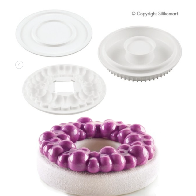 Obrázek produktu Forma silikon bílá: Kit Bubble Crown 210mm x 245mm x h60mm, pr.180mm 1000ml