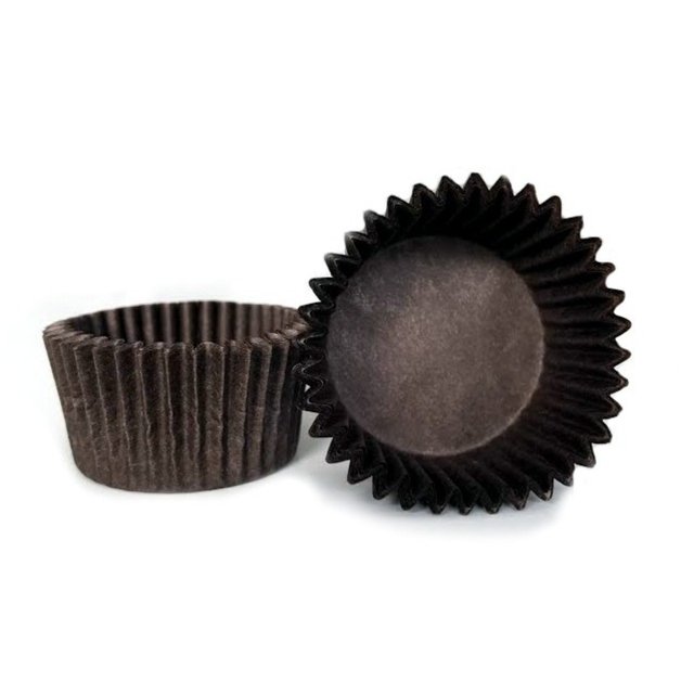 Obrázek produktu Košíček na pralinky hnědý 23x16,5mm 1000 ks