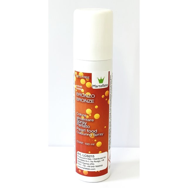 Obrázek produktu Sprej perleťový bronzový 100ml Martellato