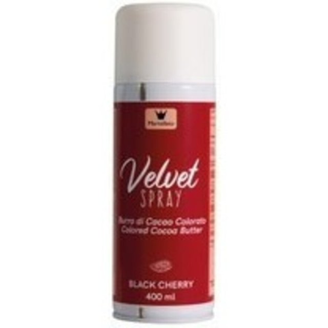 Obrázek produktu Velvet sprej červený BLACK CHERRY 400 ml Martellato