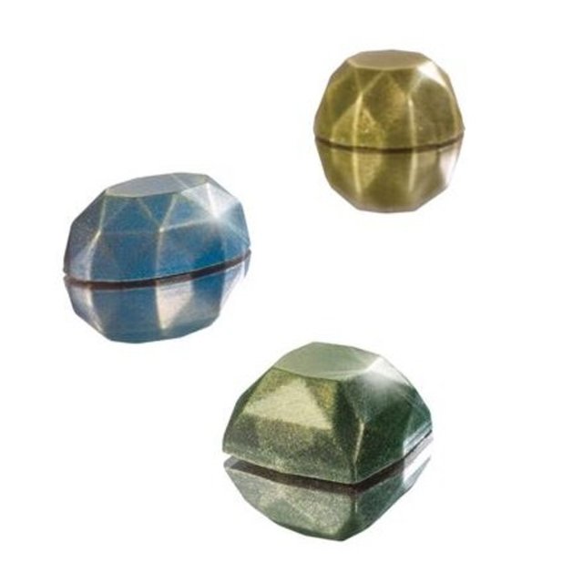 Obrázek produktu Forma na PRALINKY - DIAMANTY (čtverec, ovál, kulatý) 18ks