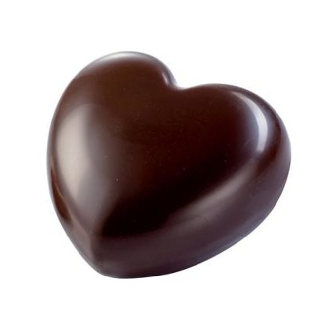 Obrázek produktu Forma na pralinky SRDCE 75x70mm v.22mm 6ks Martellato