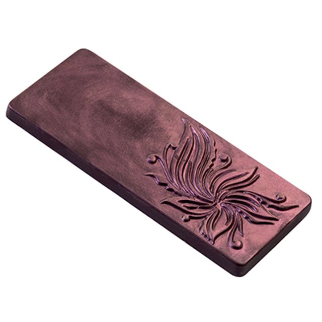 Obrázek produktu Forma na pralinky TABULKA KVĚTINA 130x55mm v.8mm 65g 4ks