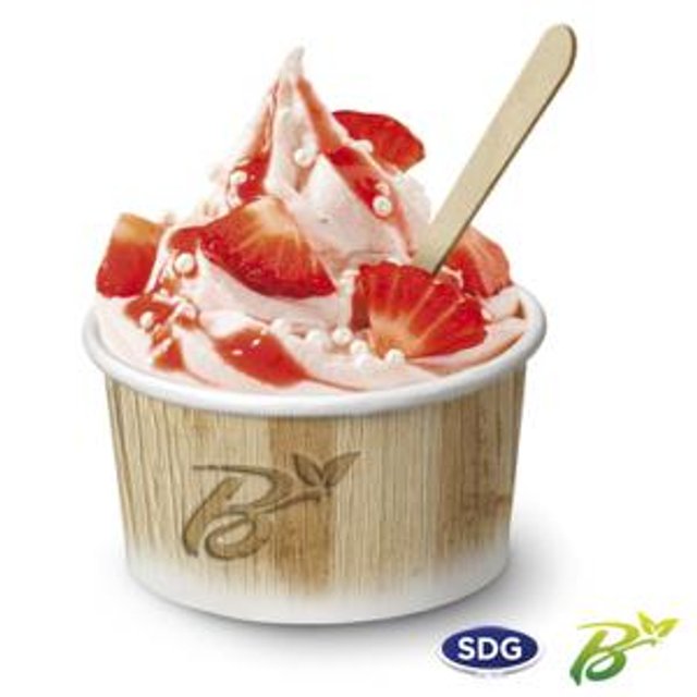 Obrázek produktu Kelímek papírový BIO 200 ml s palmovým listem 67x 1ks (krt.30x67ks) SDG