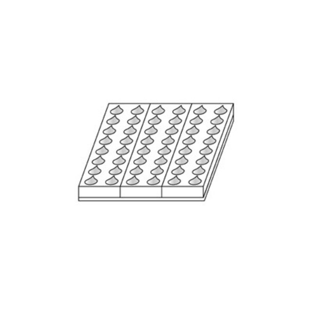 Obrázek produktu Forma plast bílá: MIGNON KAPKA 48ks Martellato