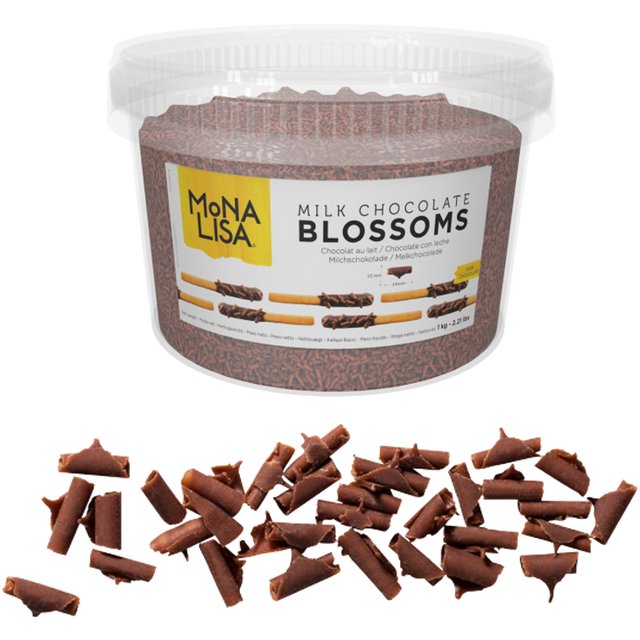 Obrázek produktu Čokoládové hobliny mléčné mikro  1 kg x4  CB