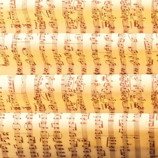 Obrázek produktu Transfer folie noty (045794, 007426, FG2109) 40x25cm 17ks PCB