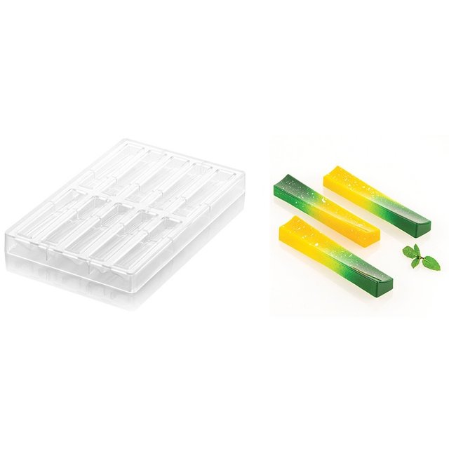 Obrázek produktu Forma na pralinky-TYČINKA ONDA 20x120mm v.15mm 26ml 10ks Silikomart