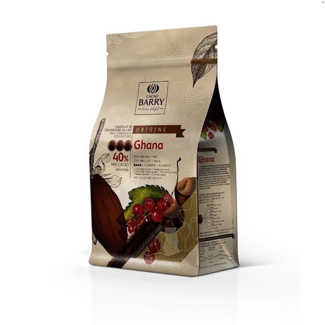 Obrázek produktu CB Origin Čokoláda mléčná 40% GHANA 1 kg