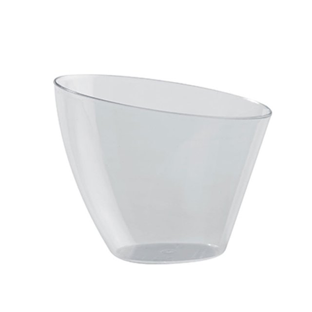 Obrázek produktu Kelímek plast  85 ml oválný čirý VELA bal.100ks/krt:12 bal Martellato