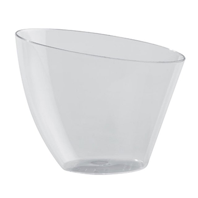 Obrázek produktu Kelímek plast 140 ml oválný čirý VELA bal.100ks/krt.8 bal Martellato