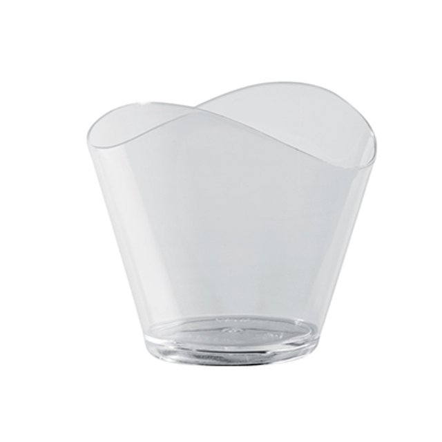 Obrázek produktu Kelímek plast 120 ml vlna čirý WAVE bal.100ks/krt:5 bal Martellato