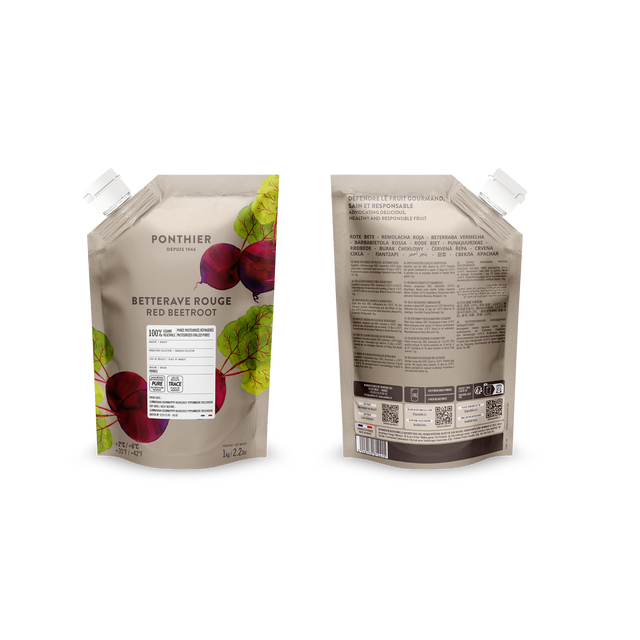 Obrázek produktu PONTHIER Pyré červená řepa BEETROOT chlazené 6x1kg