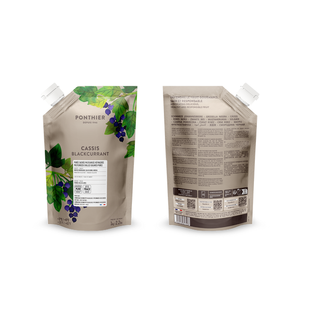 Obrázek produktu PONTHIER Pyré černý rybíz BLACKCURRANT 1kg x6