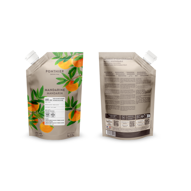 Obrázek produktu PONTHIER Pyré mandarinka 100% MANDARIN 1kg x6