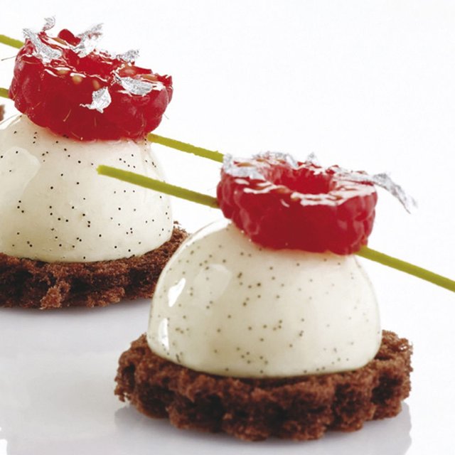 Obrázek produktu Forma silikon černá: 60x40cm - polokoule pr.4,2cm 77ks 20ml PAVONI