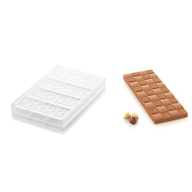 Obrázek produktu Forma na tabulky - RIGA 150x55mm v.9mm 68ml 4ks Silikomart