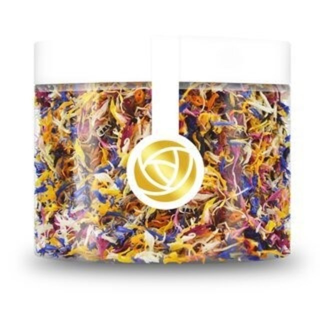 Obrázek produktu ROSIE ROSE - SUŠENÉ KVĚTY LÍSTKY mix růžová, žlutá, modrá, bílá CLASSIC MIX 6g SA