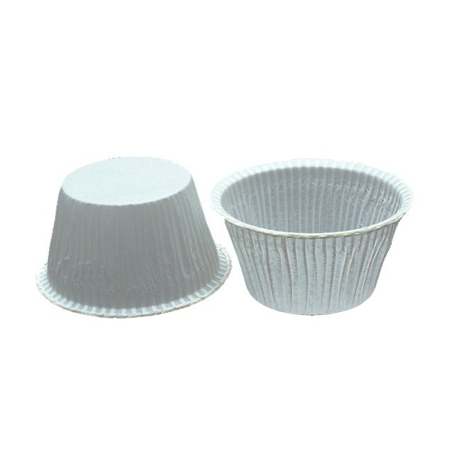 Obrázek produktu Košíček na muffiny samonosný 50 ks bílý 49x38mm (náhrada 44938)