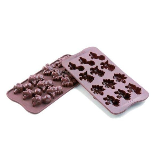 Obrázek produktu Forma silikon hnědá: DINOSAUŘI