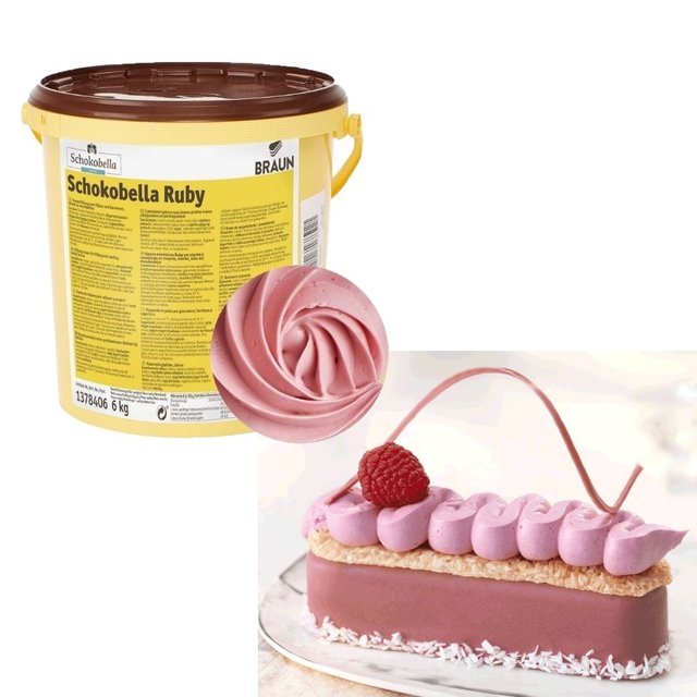 Obrázek produktu Schokobella náplň a poleva RUBY 6kg Braun