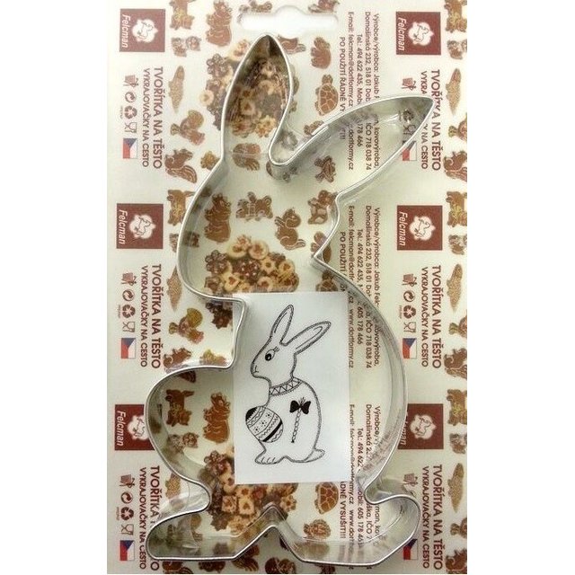 Obrázek produktu Vykrajovátko nerez - zajíc sedící 155x80mm VK