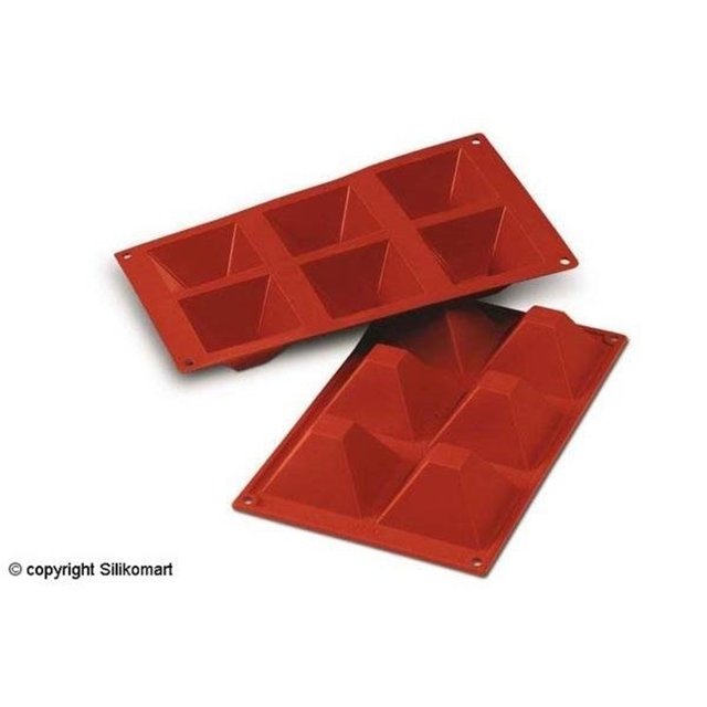 Obrázek produktu Forma silikon terakota: PYRAMIDY 6x90ml