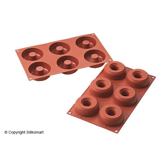 Obrázek produktu Forma silikon terakota: DONUTS 100 6x98ml