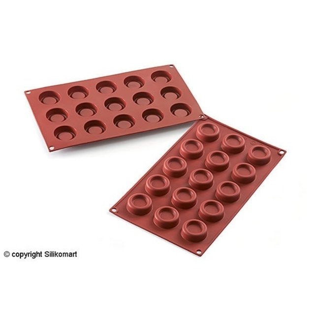 Obrázek produktu Forma silikon terakota: SAVARIN KOLEČKO pr.40mm v.13mm 12ml 15ks