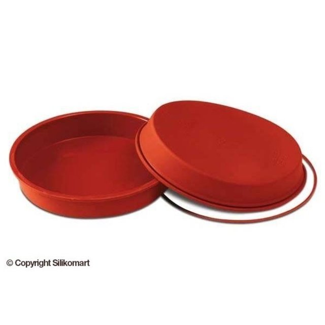 Obrázek produktu Forma silikon terakota: KULATÁ DORTOVÁ 1400ml   pr.22cm v.4,2cm