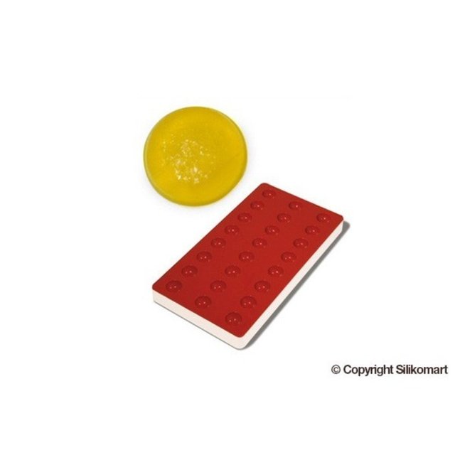 Obrázek produktu Forma silikon s podnosem: ŽELÉ BON BON 24x6ml   pr.3cm v.1,1cm Silikomart
