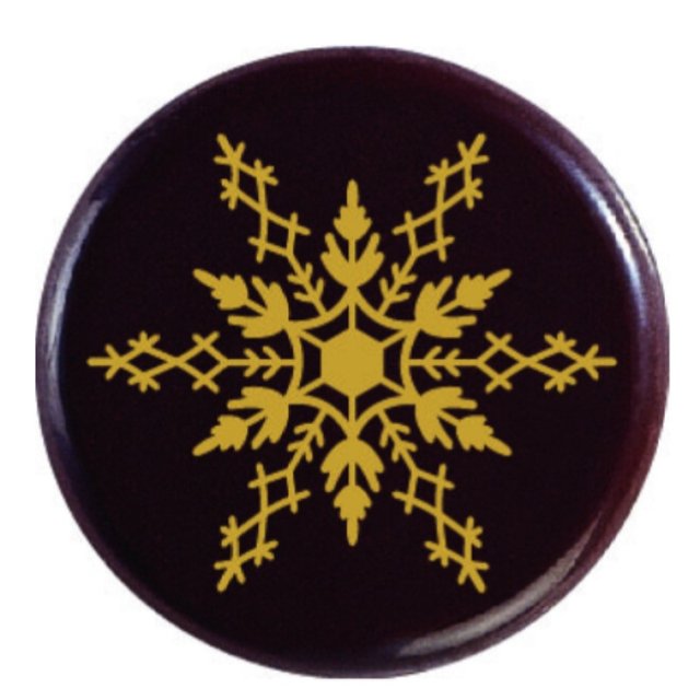 Obrázek produktu Vánoční dekor SNĚHOVÁ VLOČKA Snowflakes TMAVÝ pr.2,5cm 540 ks PCB