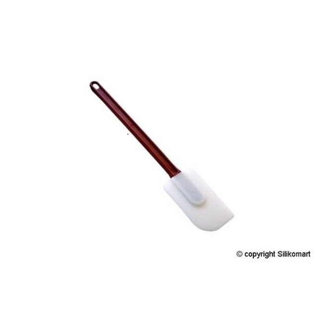 Obrázek produktu Špachtle silikon hnědá - PROHNUTÁ 36cm Silikomart