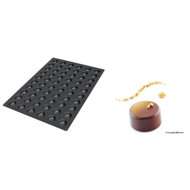 Obrázek produktu Forma silikon černá: MUFFIN pr.4cm  60x25ml