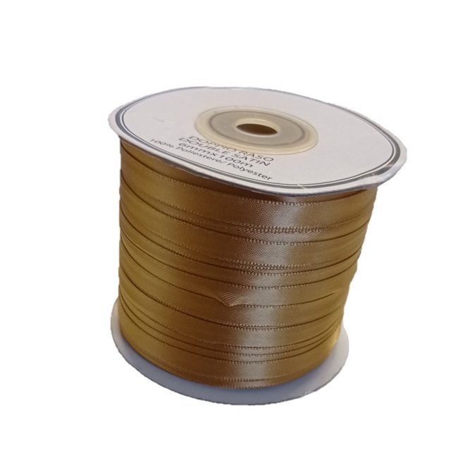 Obrázek produktu Stuha 0,6cm 100m zlatá tmavá 8x1ks