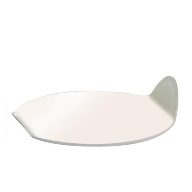 Obrázek produktu Podnos plast  8,5x9,6cm bílý kulatý ohnutý TONDO (krt.100 ks) Martellato