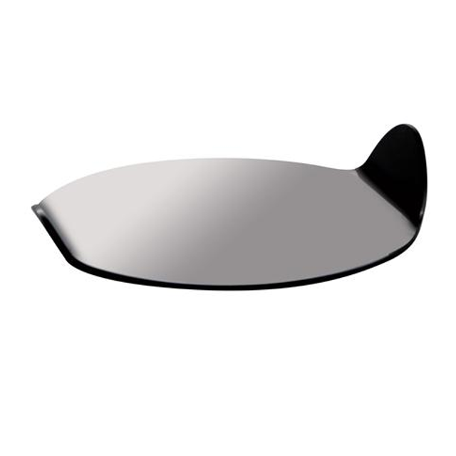 Obrázek produktu Podnos plast  8,5x9,6cm černý kulatý ohnutý TONDO (krt.100ks) Martellato