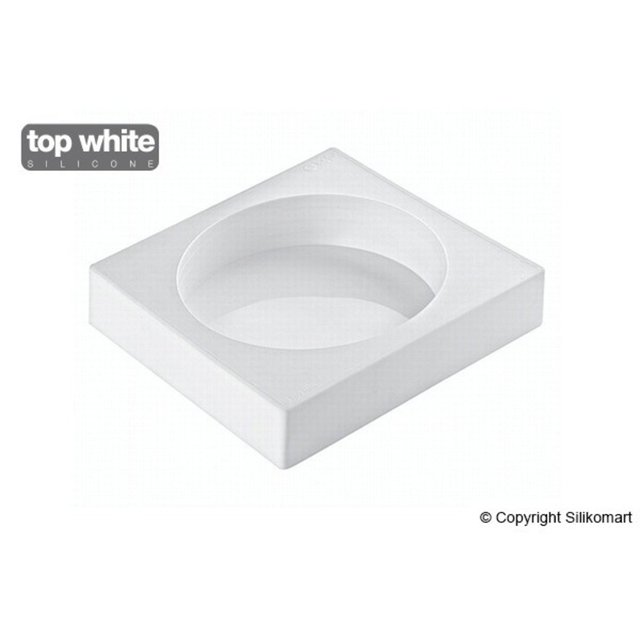 Obrázek produktu Forma silikon bílá: DORTOVÁ KULATÁ pr.160mm v.50mm 1000ml