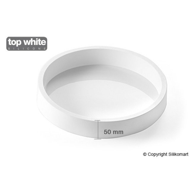 Obrázek produktu Forma silikon bílá: KULATÁ DORTOVÁ 2253ml  pr.24cm v.5cm