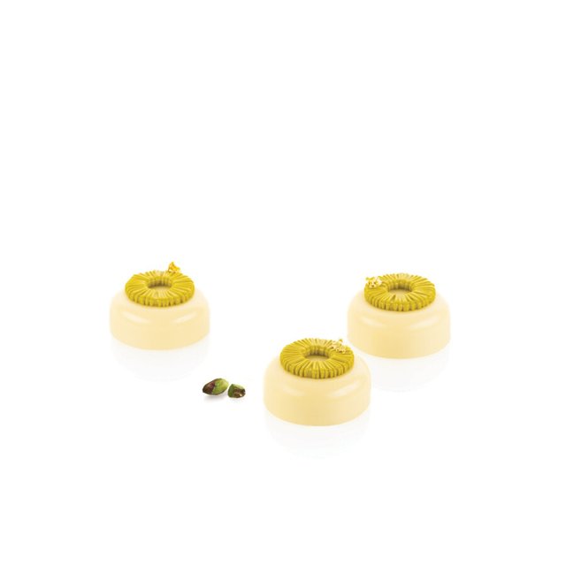 Obrázek produktu Forma silikon  bílá: TUTÚ 7 pr.45/15,5mm, v.6,5mm 7ml Silikomart