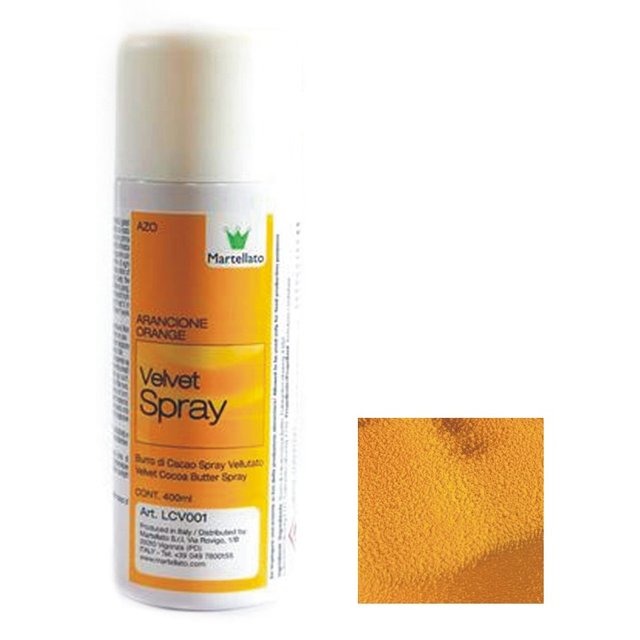 Obrázek produktu Velvet sprej oranžový Martellato