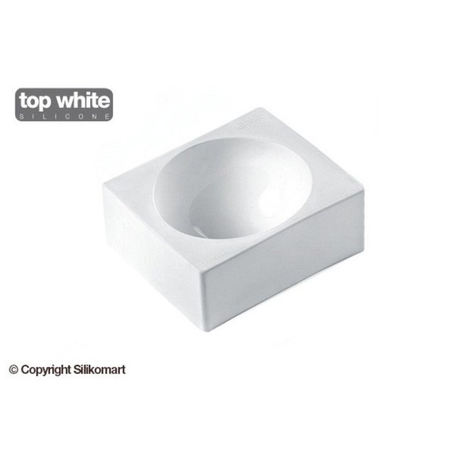 Obrázek produktu Forma silikon bílá: POLOKOULE 1570ml   pr. 18cm, v. 9cm